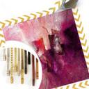 Póster - Schmucker - Composición abstracta en magenta