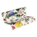 Livingwalls Vliestapete Jette 5 tropisch floral natürlich bunt, grau, grün
