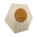 Hexagone - Bois The Miuus Studio - Abstract Flow