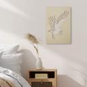Decoración en madera álamo - pájaro - búho