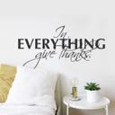In Everything Give Thanks