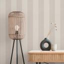 Papel pintado a rayas topo crema blanco - Papel pintado no tejido con textura elegante y moderno