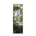 Póster de tela cascada en el bosque - Panorama - Foto