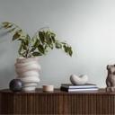 Papel pintado unitario con textura fina gris claro - Papel pintado no tejido liso de aspecto textil