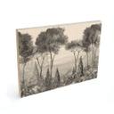 Houten Wanddecoratie Idyllisch plantenlandschap - Ms Tiff