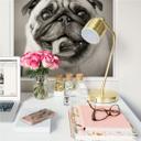Zelfklevende Poster - Mops