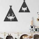 MDF - Decoración en madera - Tipi - Ciervo