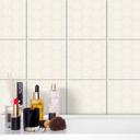 Azulejos Adhesivos Boho - círculos crema - lote de 12