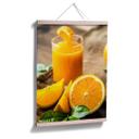 Póster Zumo de naranja natural