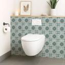 Azulejos Adhesivos flor en círculo - lote de 12