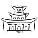 Sticker mural - Temple chinois