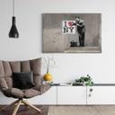 Lienzo Banksy - I love New York