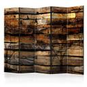Screen room divider - Reflection of nature, 5-delt - 225x172 cm