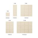Separador de ambientes de madera Muestra geométrica - Álamo