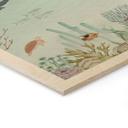Cuadro de madera aventura submarina con animales marinos - Azul - Oliver Robins
