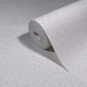 Papel pintado no tejido en blanco, gris con textura de yeso liso