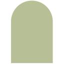 Wall Sticker Rund bue bred - Pistacie