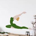 Muursticker Yoga Duif