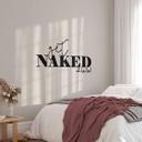 Wallsticker Get naked ohlala