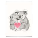 Póster Graves - Al koala le encantan los abrazos