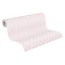 blomstret tapet creme pink - non-woven tapet landsted A.S. Création - mat lys struktur