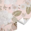 Tapet cirkel Boho-illustration med blomster og frugter - UN Designs - vliesetapet/selvklæbende non-w