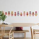 Muursticker set Leffler – Matroesjka’s