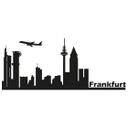 Sticker mural - Les gratte-ciel de Francfort 1