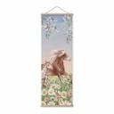 Póster de tela Caballos en el prado de flores - Kikki Belle - Panorama