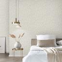Tapet med bladmotiv Opus beige