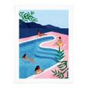 Póster Relajándose en la piscina - Tomljanovic
