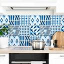 Azulejos Adhesivos Acuarela - Set azul - 12 piezas 