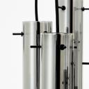 Pendelleuchte Hilla, grau, 199 x 52 cm, Metall Lampe