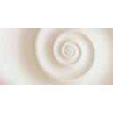 Swirl design fototapet i creme - hypnotisk non-woven tapet til moderne rum