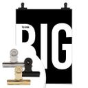 Póster Think big - negro