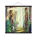 Póster de tela Bosque encantado a la luz - DigitalArtsi