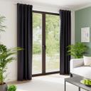 Homing Vorhang mit verdeckten Schlaufen RE-Allen graphit -  2.45 x 1.4 m