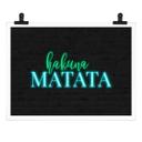 Póster Hakuna Matata - Luz de neón