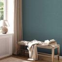 Papel pintado texturado unicolor verde azul - papel pintado con aspecto de escayola - papel pintado con textura