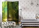 Screen room divider - Street in the sunlight, 3-delt