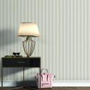 Papel pintado de rayas, papel pintado no tejido Erismann Versailles topo, plata