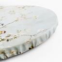 Rundt lærredsbillede Fugle på en gren Chinoiserie