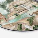 Tableau sur alu-Dibond rond Kikki Belle - Jungle Paradise