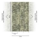 vintage tapet grøn grå - non-woven tapet retro vintage Livingwalls - mat og glat