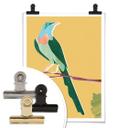 Póster Goed Blauw - Pájaro tropical