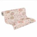planter tapet beige pink - klassisk blomstertapet - naturligt tapet