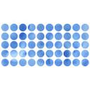 Muursticker set stippen - Blauw (50 stickers)