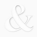Letras decorativas 3D ampersand