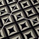 Azulejos Adhesivos adornos negro-beige - Treechild - lote de 12