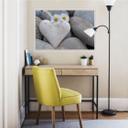 Poster autocollant - W - Fleurs d'Amour